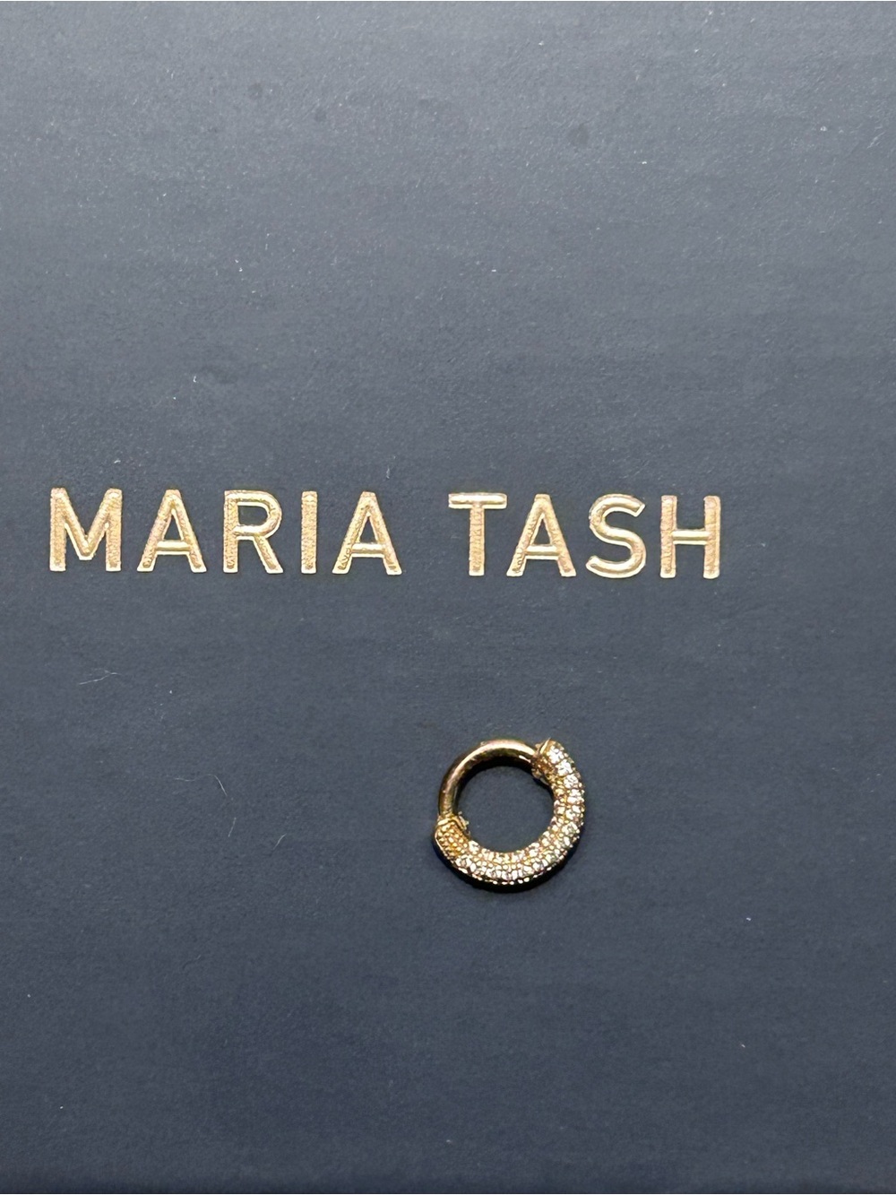 Maria Tash Diamond 18k Clicker